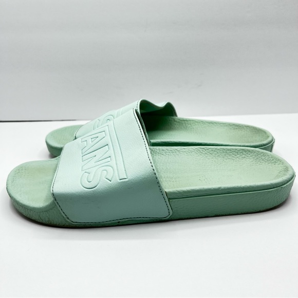 Vans Slip On Mint Green Slides Size 9 Women’s - Picture 6 of 13
